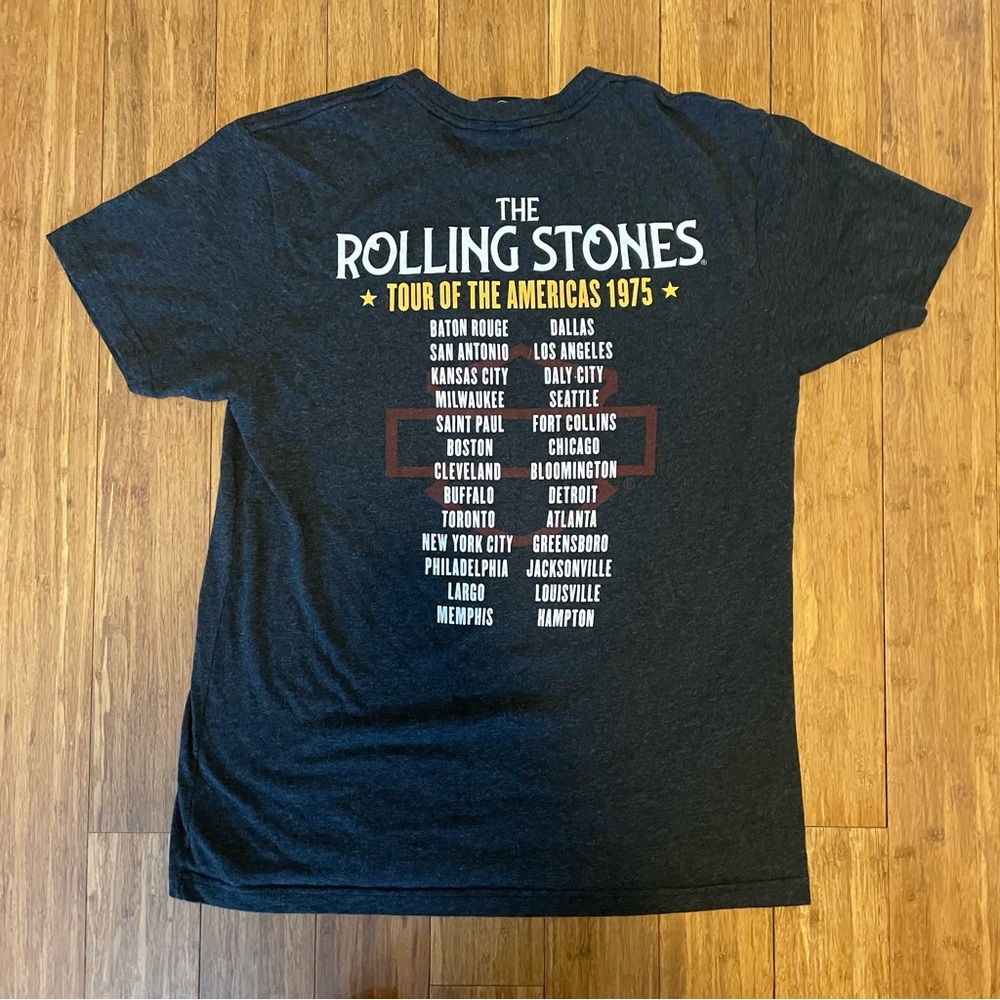 Harley-Davidson x Rolling Stones Tour of the Americas T-Shirt - Picture 2 of 3